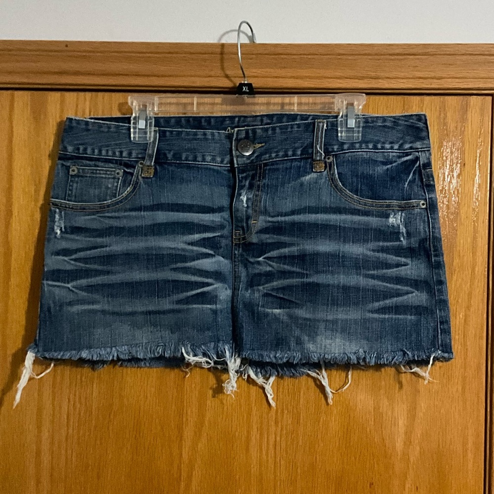 American Eagle Jean Skirt Size 14